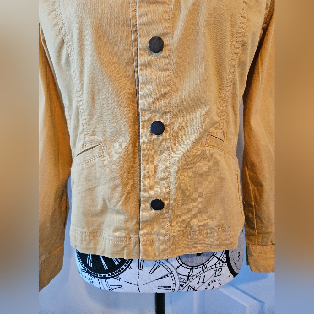 Pendleton Womens Yellow Button-Up Jacket Size Sma… - image 5